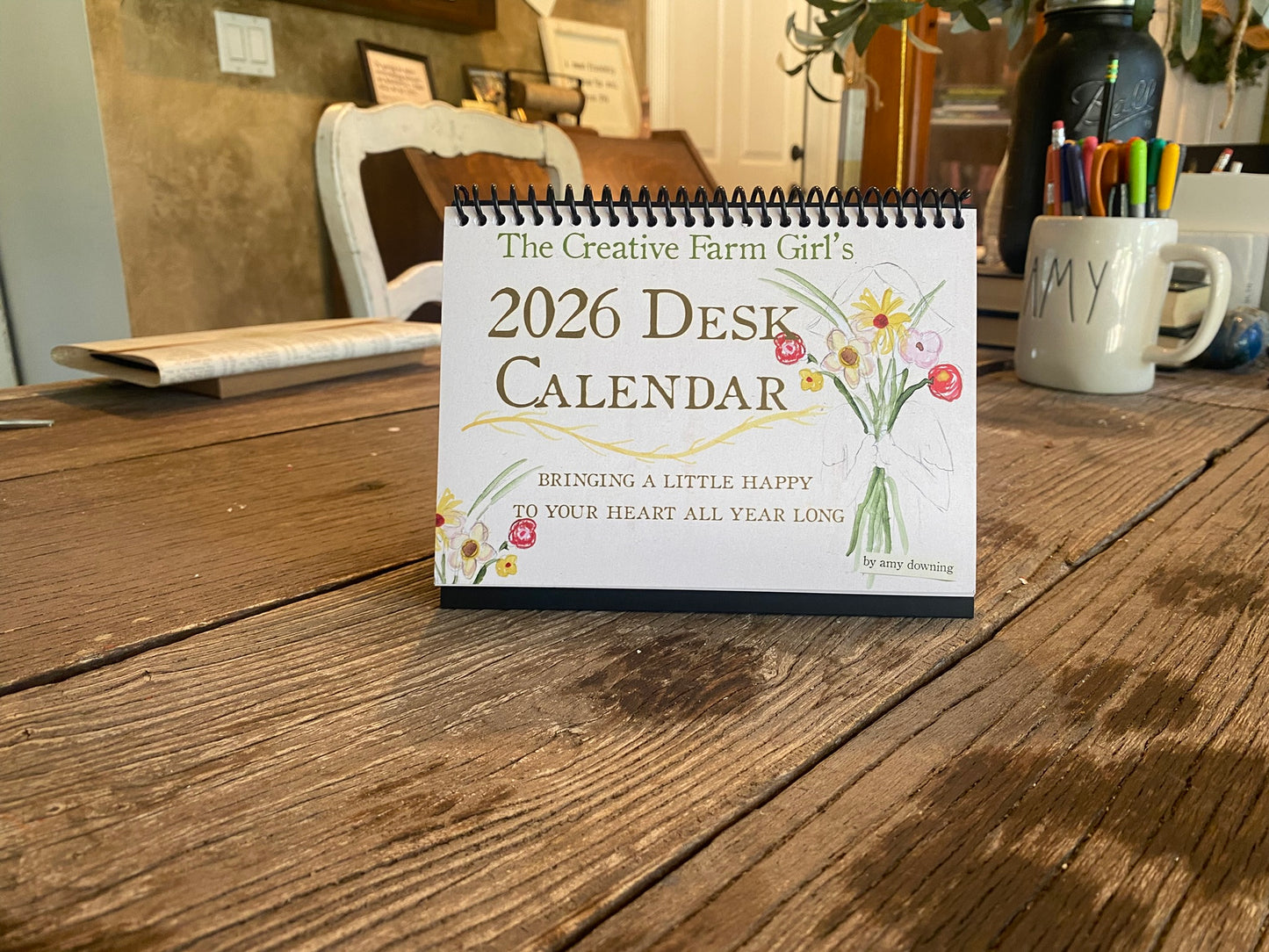 The Creative Farm Girl 2026 Desk Calendar