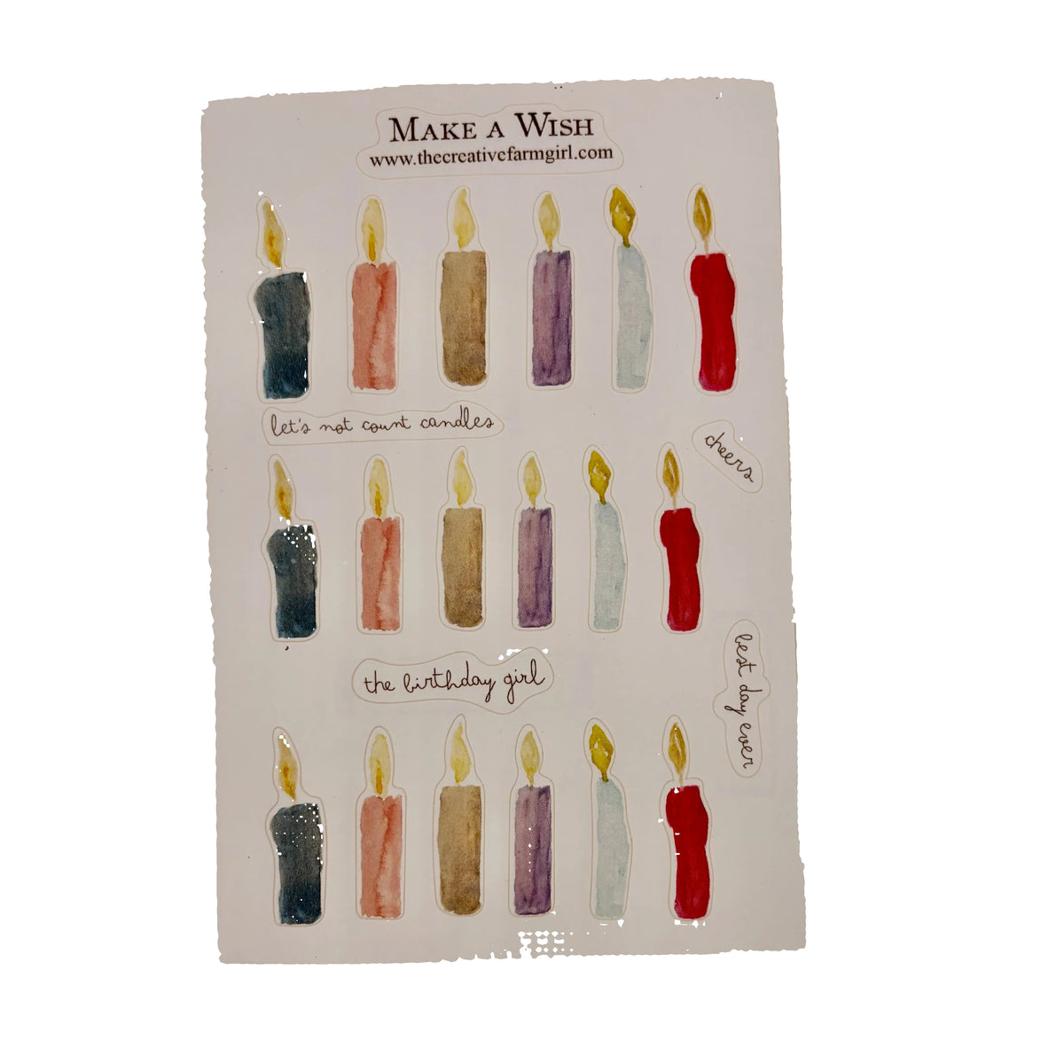 Make a Wish Sticker Set