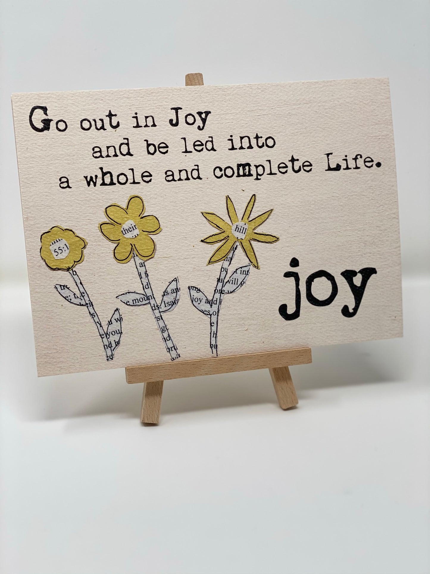 Seeds of Inspiration Display with Easel