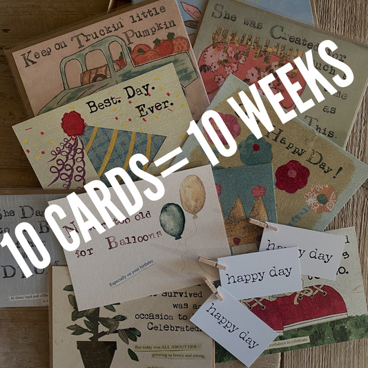 Can You Write 10 Cards in 10 Weeks?