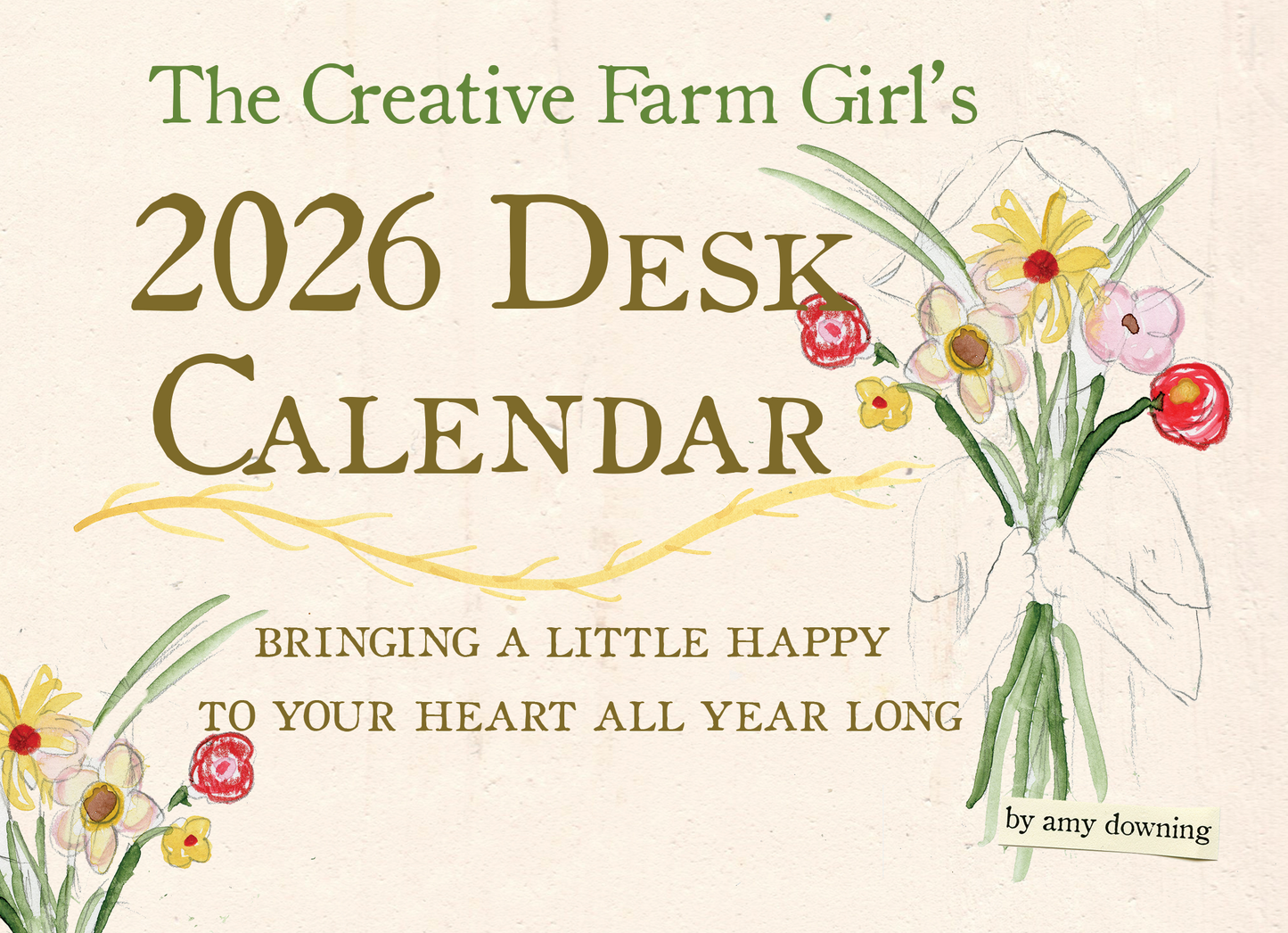 The Creative Farm Girl's 2026 Desk Calendar