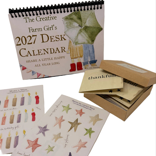The Creative Farm Girl's 2027 Desk Calendar