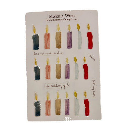 Make a Wish Sticker Set