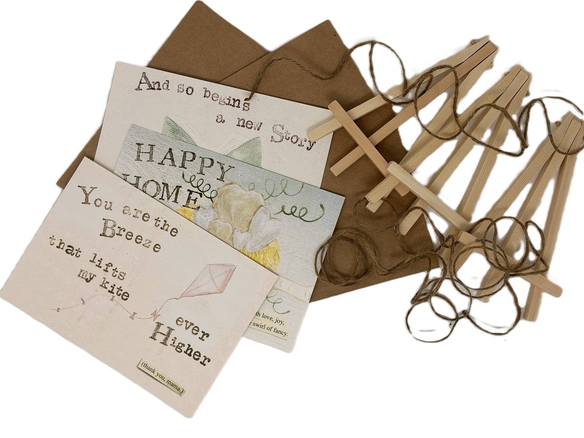 The Spring Easel Series card display set by The Creative Farm Girl