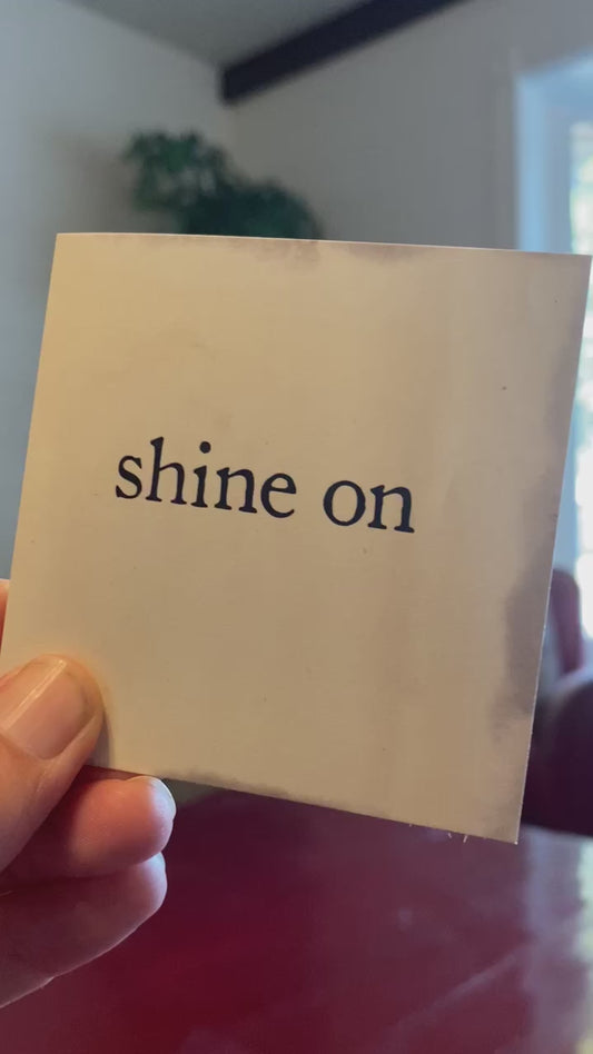 Shine On (an Inside Out Card)