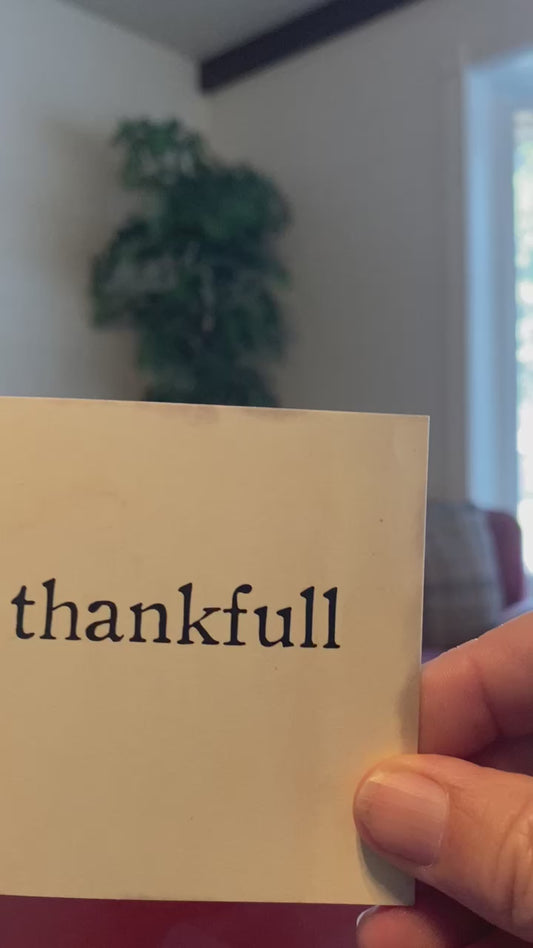 Thankfull (an Inside Out Card)