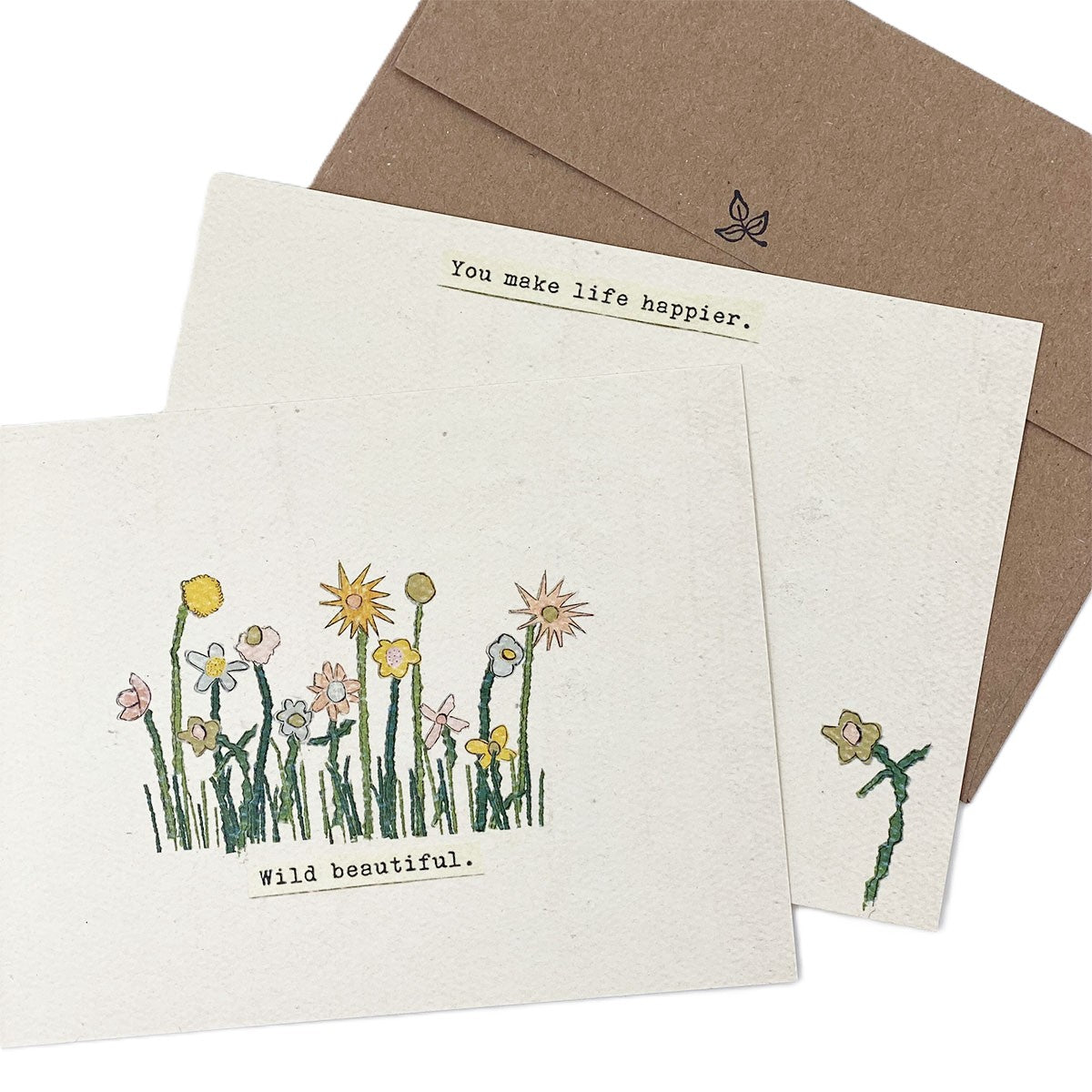 Farm Girl Garden Collection friendship card Wild Beautiful by The Creative Farm Girl