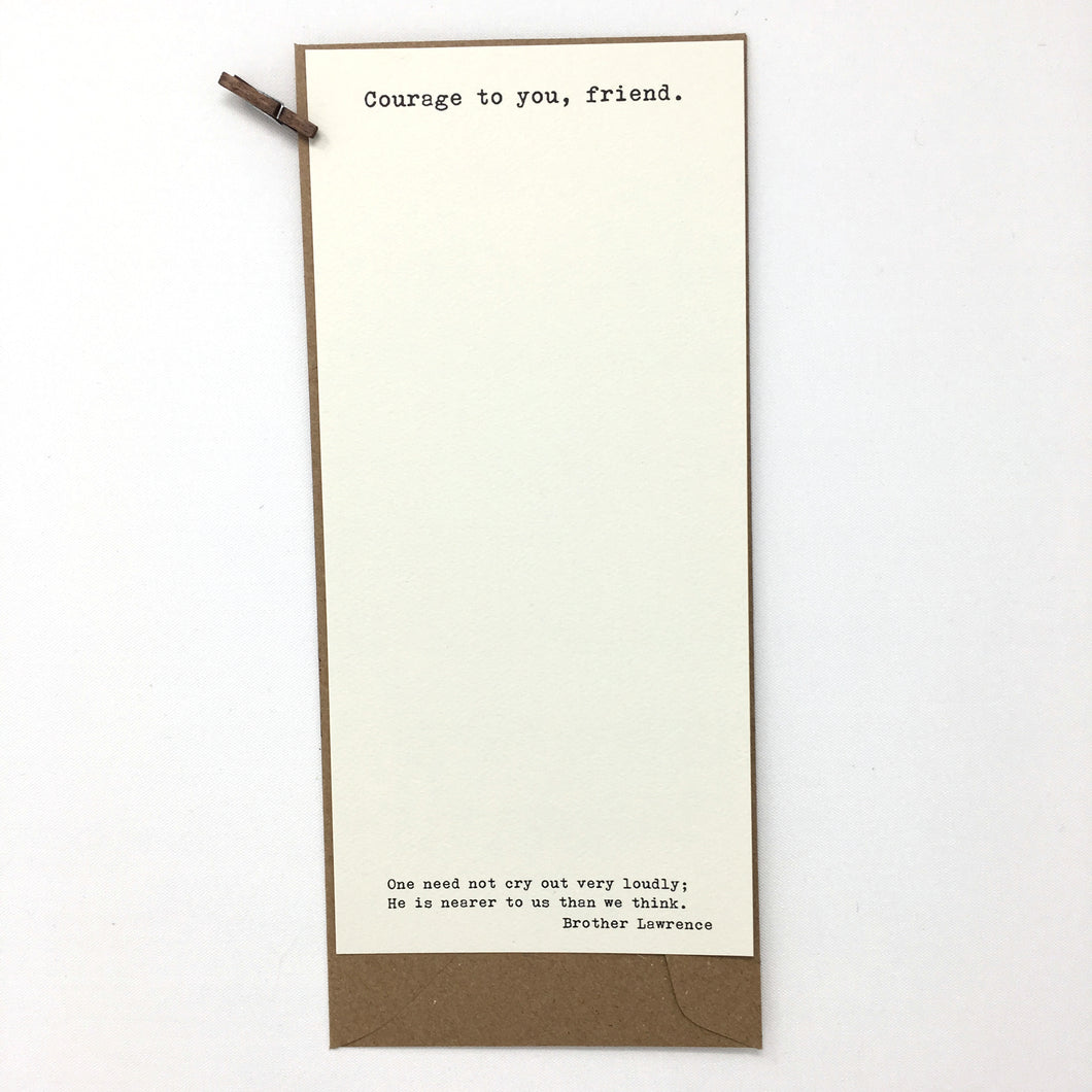 Courage to You