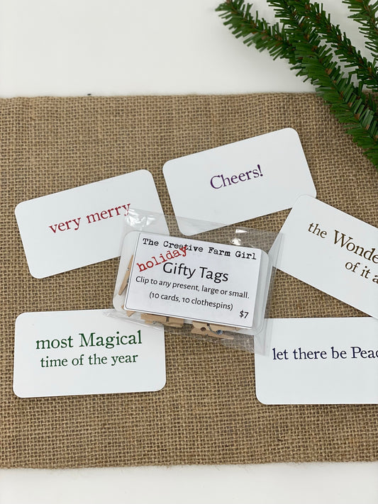 HOLIDAY Gifty Tags
